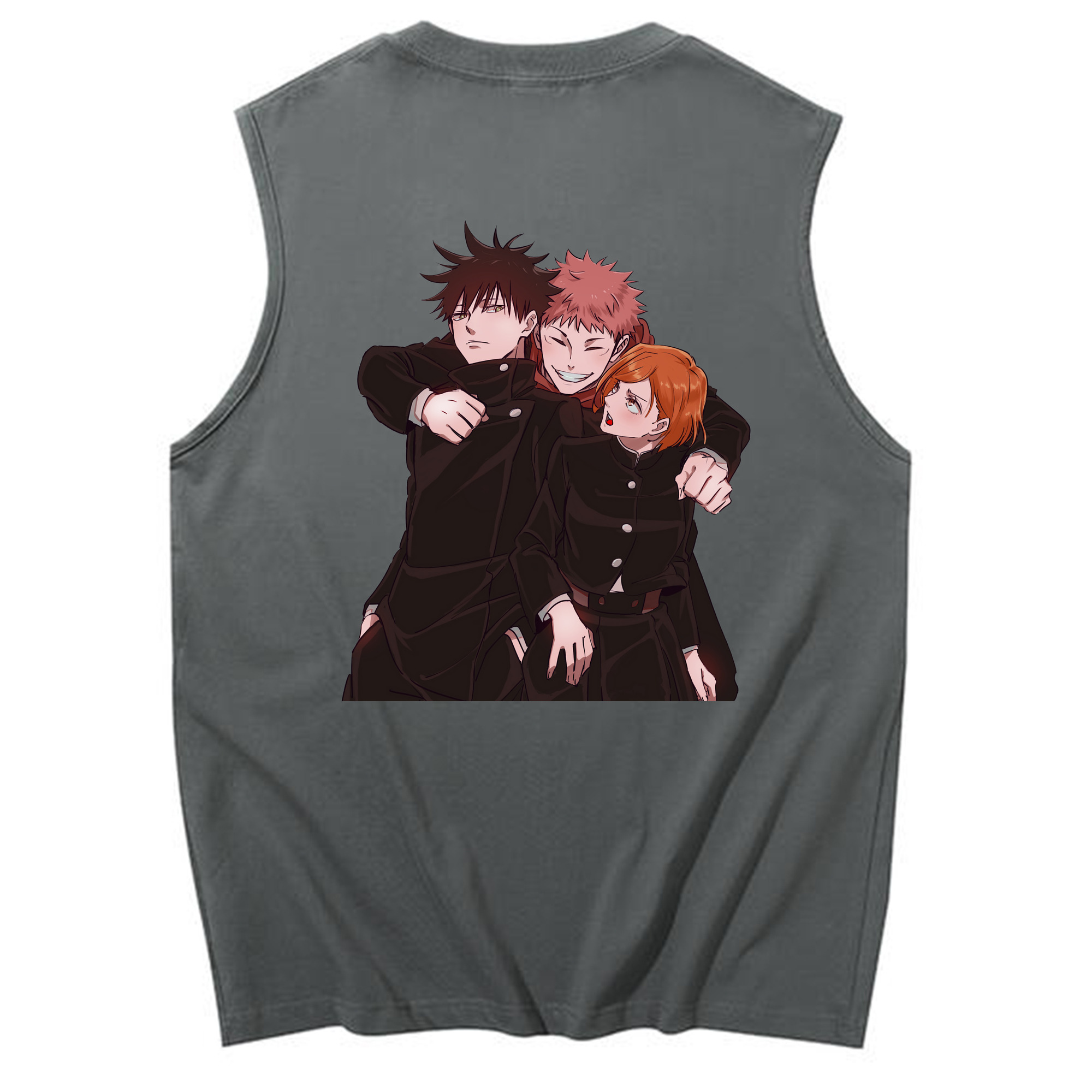 （画像用） 呪術廻戦 Jujutsu Kaisen コットン100％タンクトップ（背面プリント）